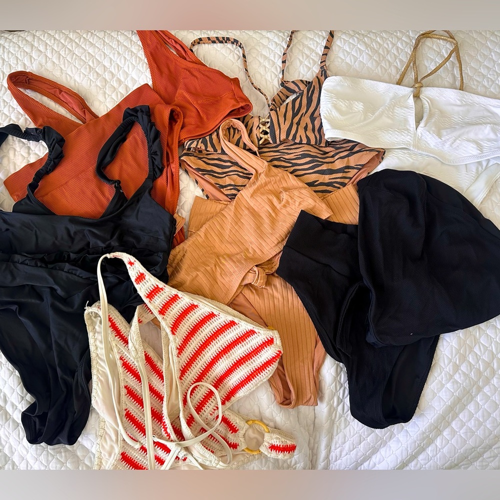 Lot of 7 Aerie Bikinis